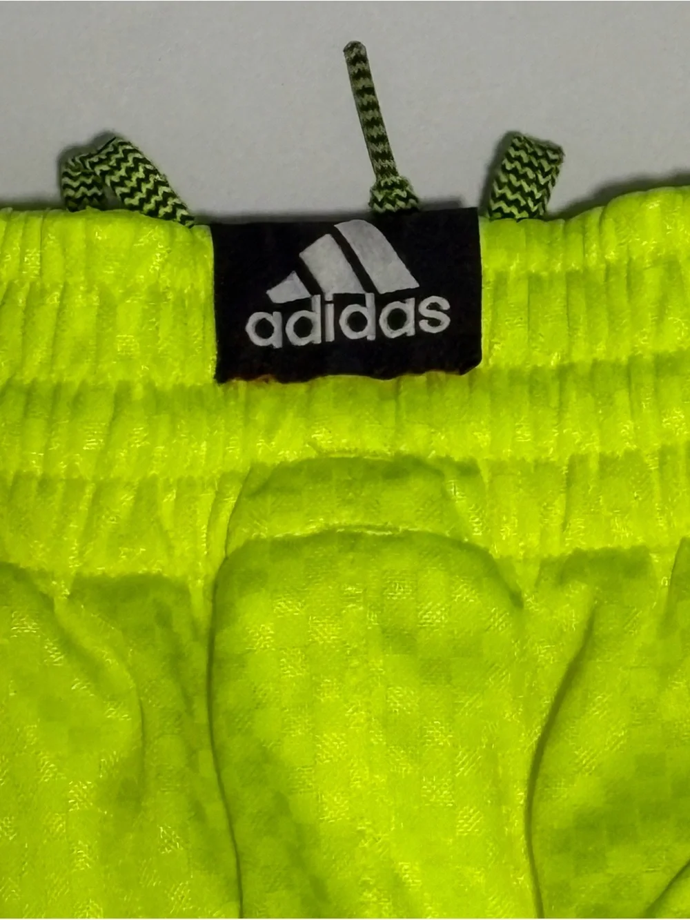 adidas Men’s Bolt Yellow Athletic Basketball Shorts